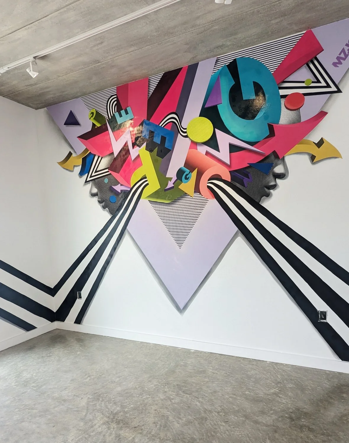 Keep Going artwork installed at Artelo